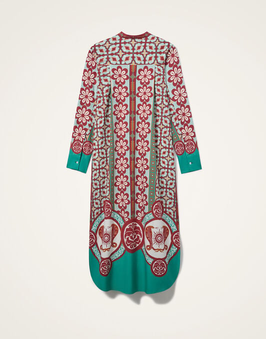Sundowner Tunic La DoubleJ: Pagoda Placée Rust DRE0924COT015