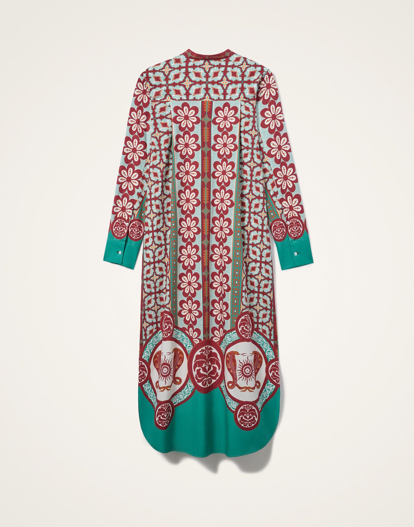 Sundowner Tunic La DoubleJ: Pagoda Placée Rust DRE0924COT015
