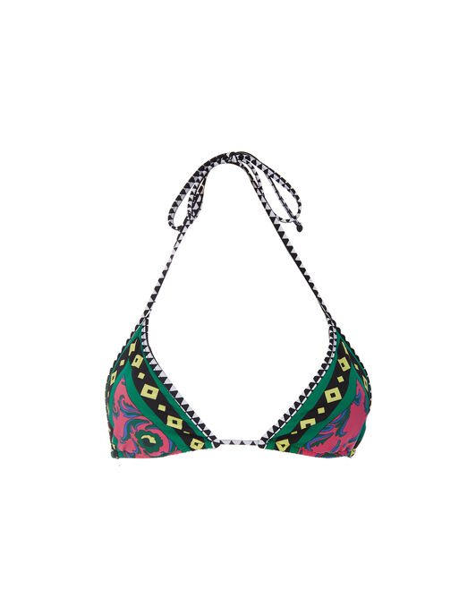 Triangle Bikini Top La DoubleJ: Cartwheel Fuxia Triangle Bikini Top LaDoubleJ: Cartwheel Fuxia SWI0032LYC003