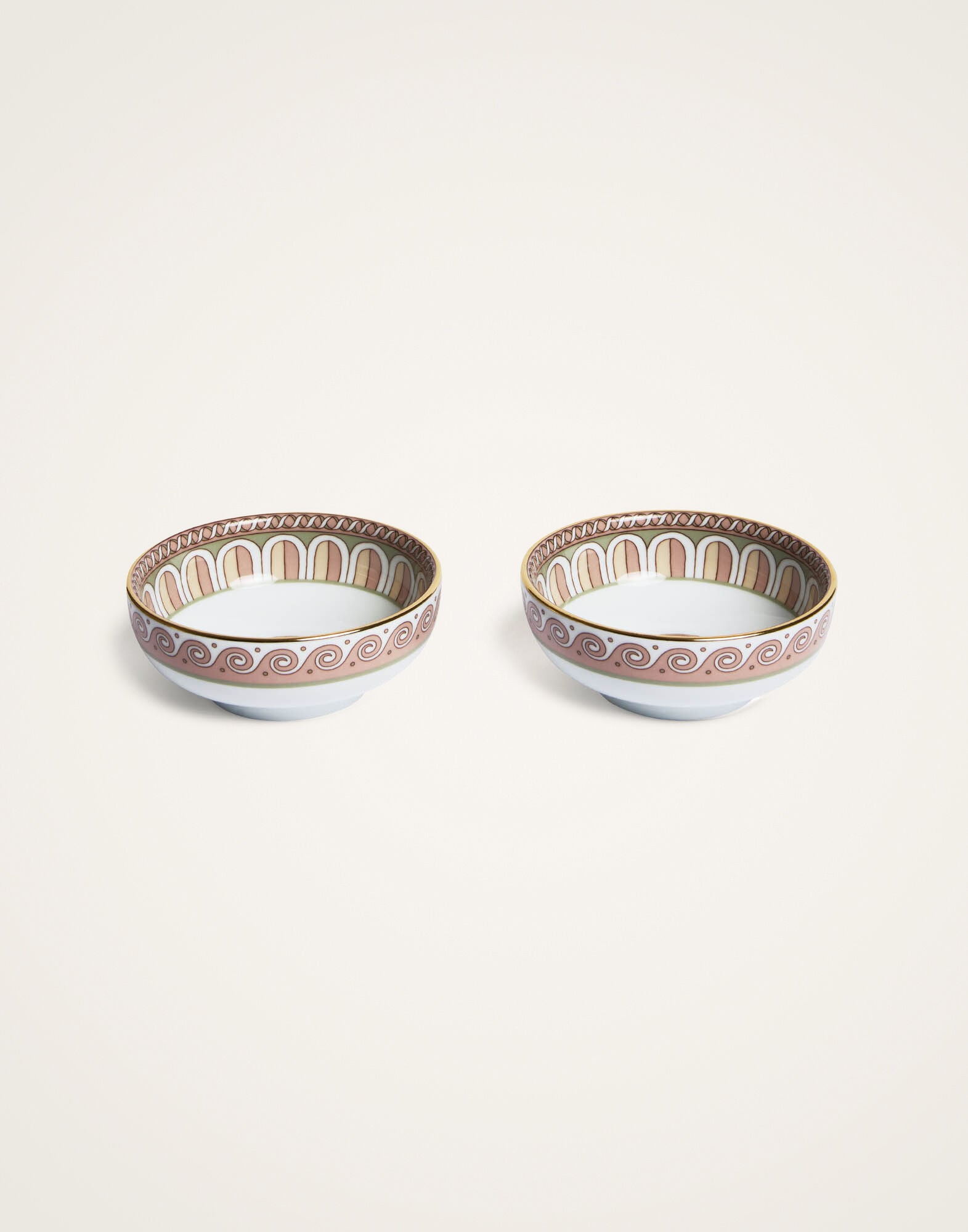 Snack Bowl Set Of 2 La DoubleJ: Napoli Dusty Pink Snack Bowl Set Of 2 La DoubleJ: Napoli Dusty Pink BWT0004CER001