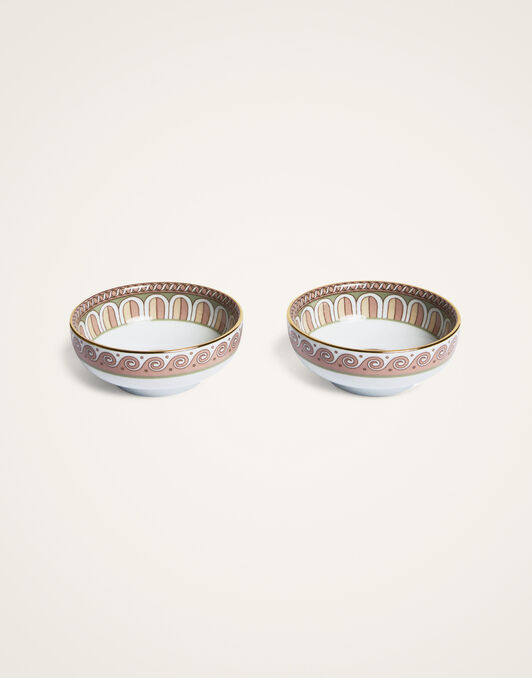 Snack Bowl Set Of 2 La DoubleJ: Napoli Dusty Pink Snack Bowl Set Of 2 La DoubleJ: Napoli Dusty Pink BWT0004CER001