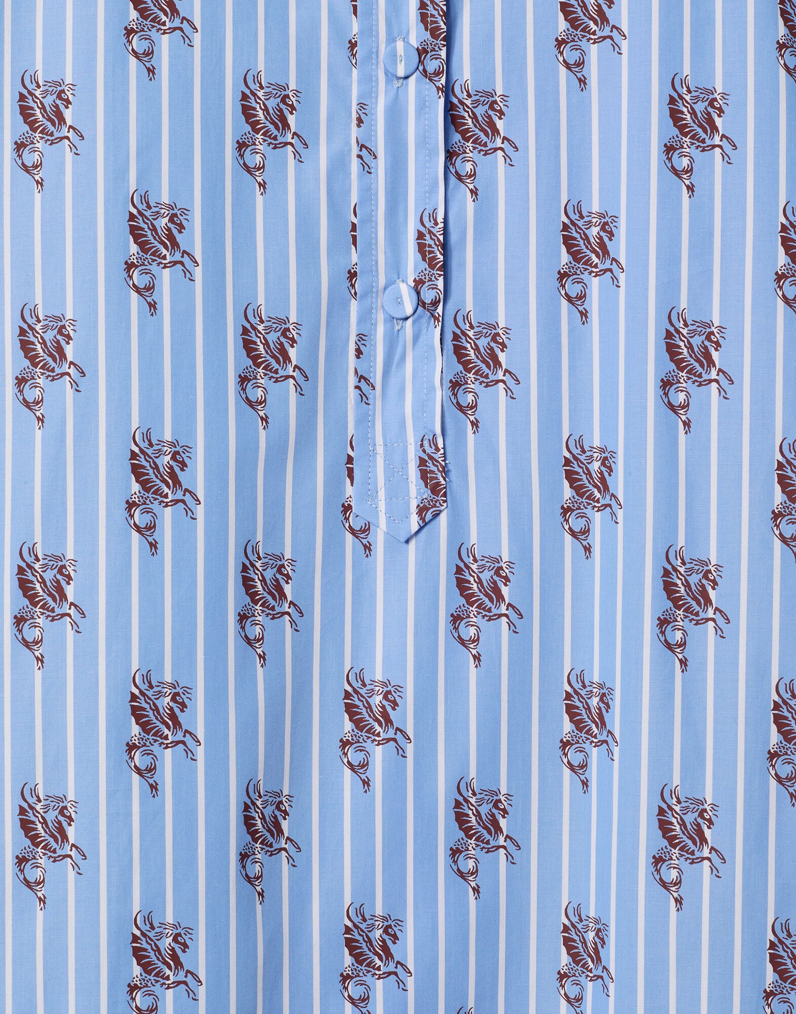 Poet Shirt La DoubleJ: Gryphos Light Blue Poet Shirt La DoubleJ: Gryphos Light Blue SHI0055COT059