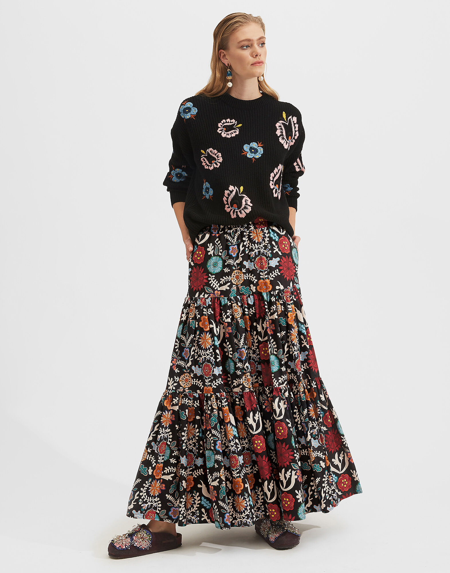 Big Skirt LaDoubleJ: Fire Flower SKI0001COT001
