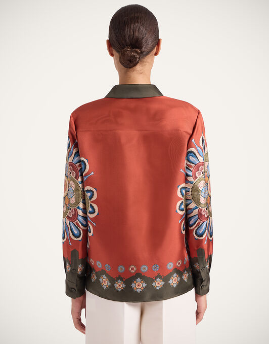 Boy Shirt La DoubleJ: Nucleus Placée Rust Boy Shirt La DoubleJ: Nucleus Placée Rust SHI0040SIL001