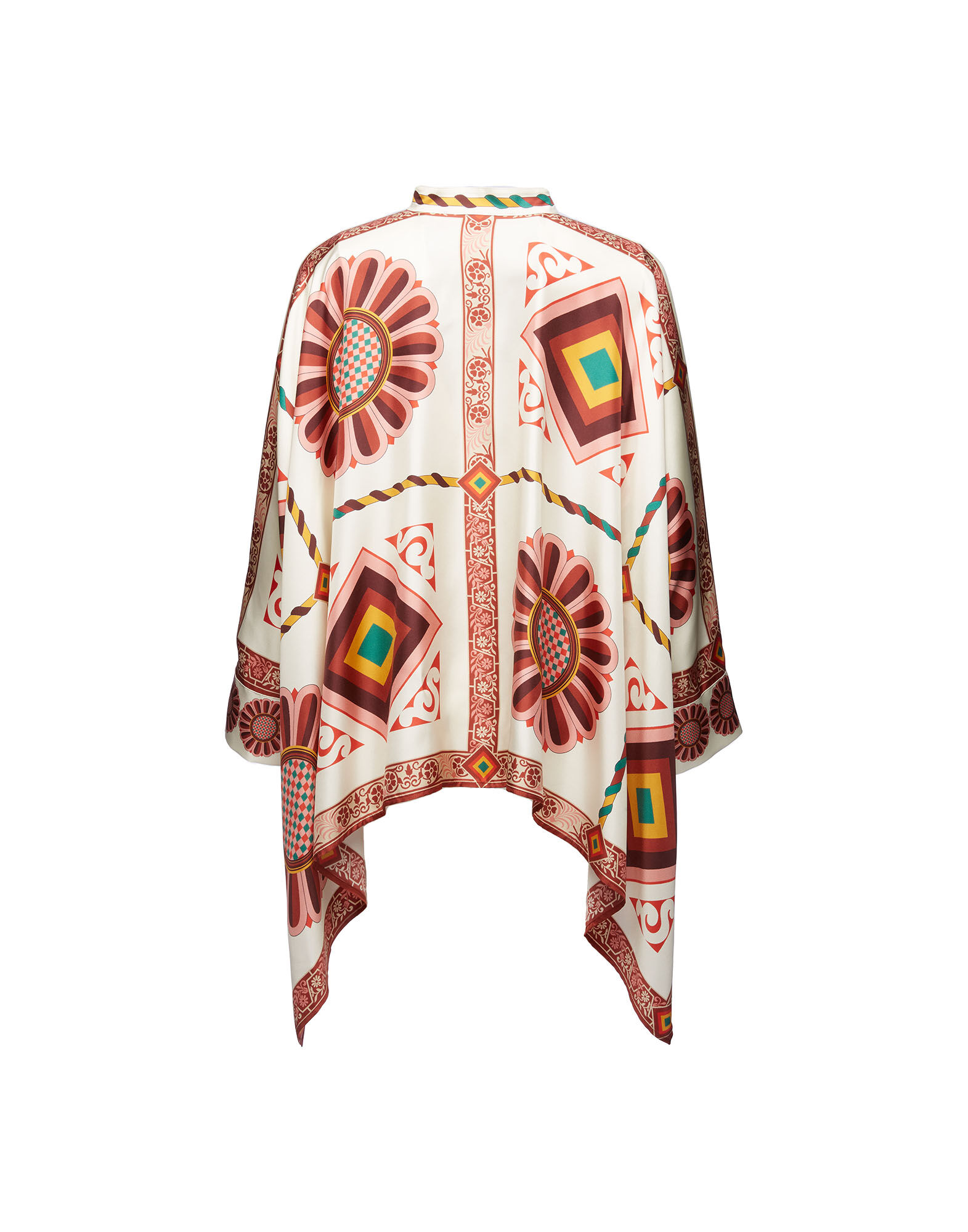 Foulard Shirt La DoubleJ: Macro Tiles Placée SHI0167LAC008