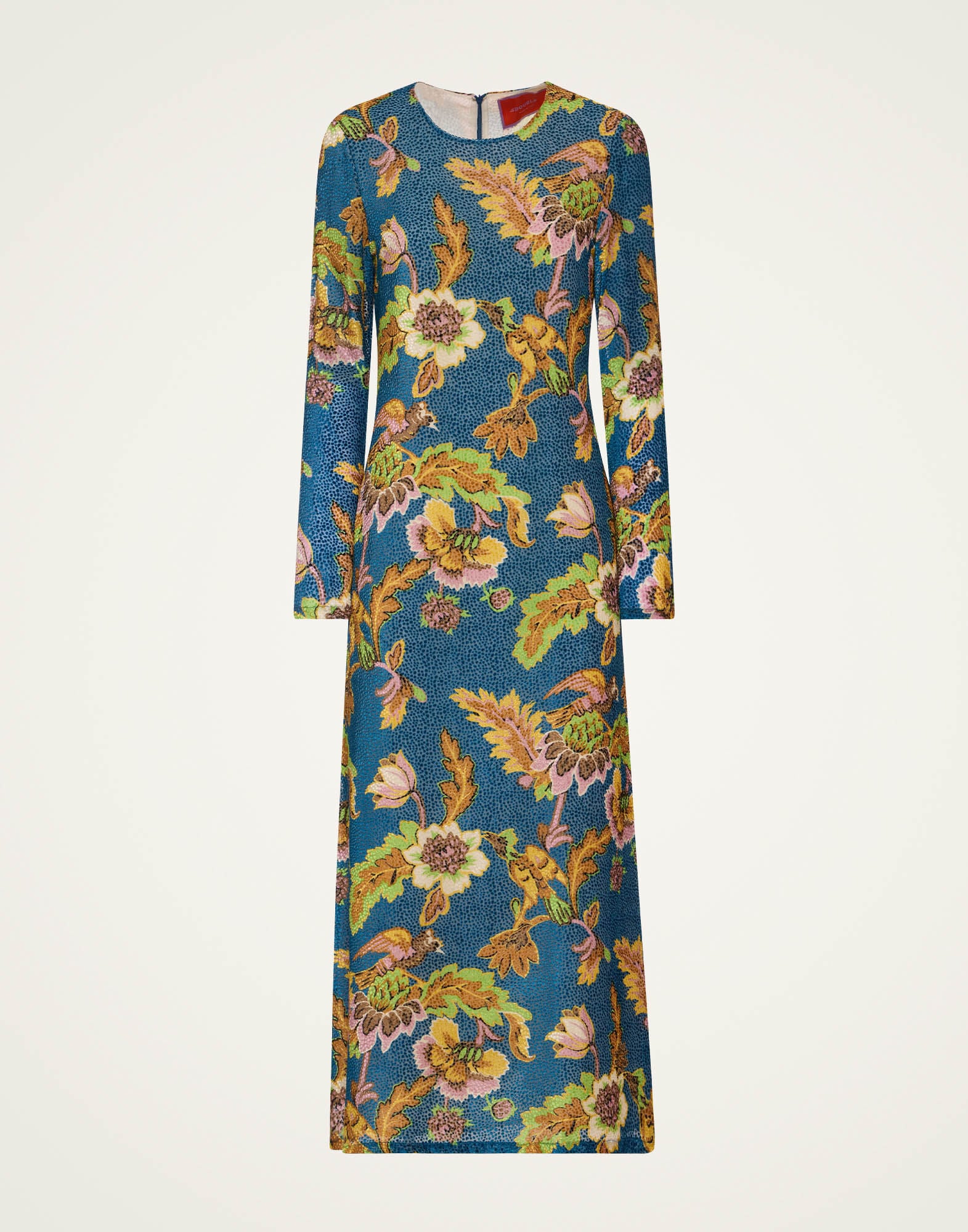 Long Sleeve Swing Dress La DoubleJ: Lark Blue DRE0184DEV001