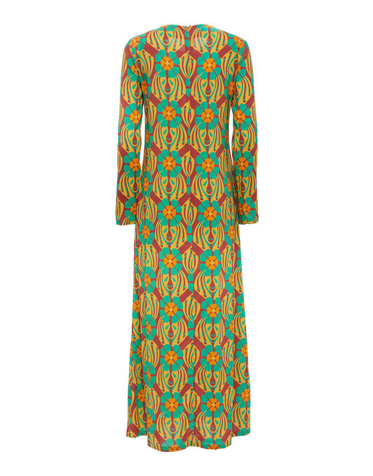 Long Sleeve Swing Dress La DoubleJ: Clover DRE0184VIS001