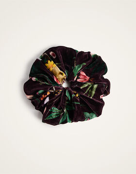 Giga Scrunchie La DoubleJ: Zooflora Burgundy SCR0003VEL018
