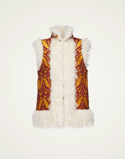 Sleeveless Folk Jacket La DoubleJ: Papyrus Gold Sleeveless Folk Jacket La DoubleJ: Papyrus Gold JAC0046JCQ052
