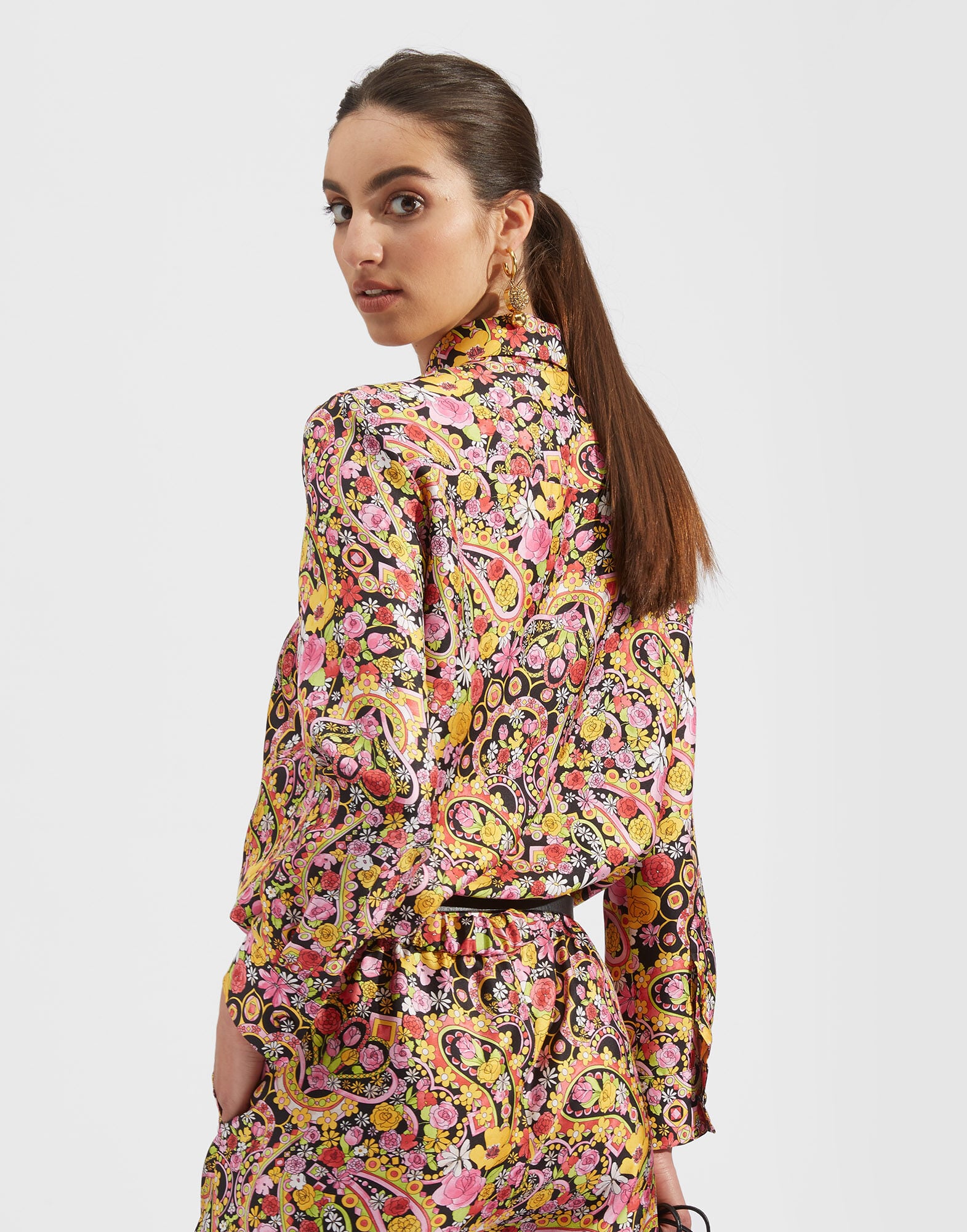 Boy Shirt La DoubleJ: Tripping Nero SHI0040SIL006