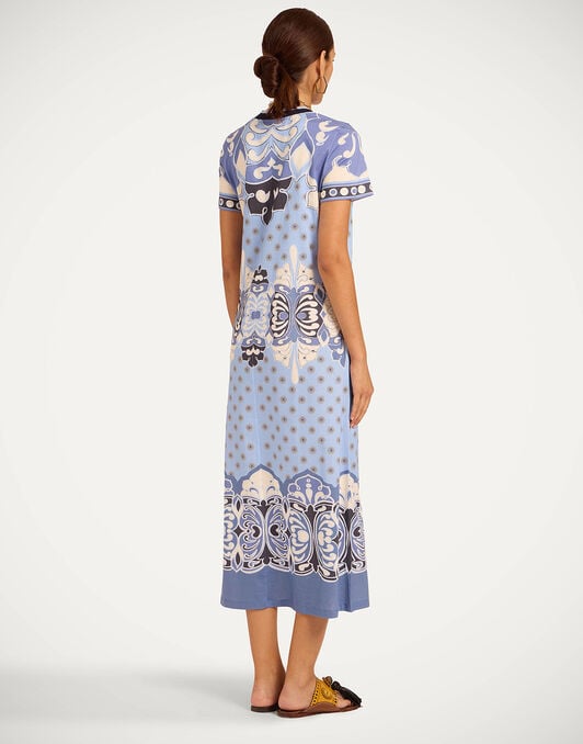 Sporty Swing Dress La DoubleJ: Cocoon Placée Blue Sporty Swing Dress La DoubleJ: Cocoon Placée Blue DRE1106JER085