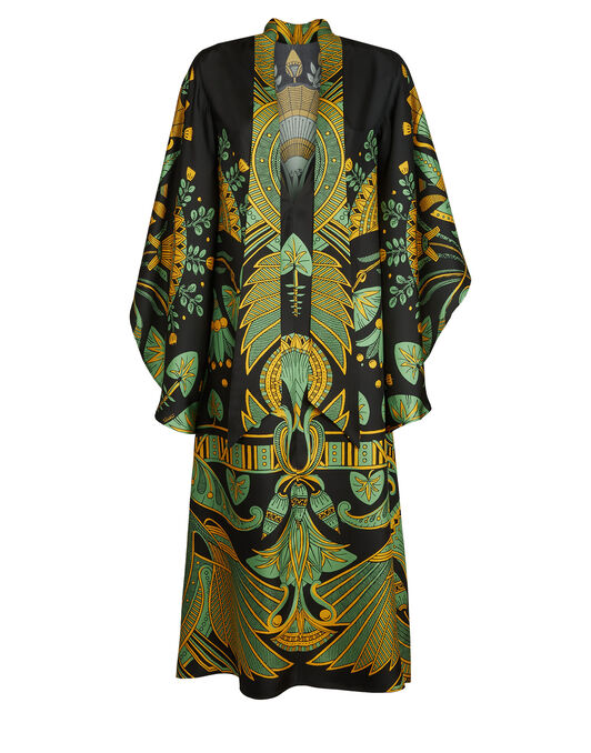 Magnifico Midi Dress La DoubleJ: The Nile Placée Black Magnifico Midi Dress La DoubleJ: The Nile Placée Black DRE0702SIL001