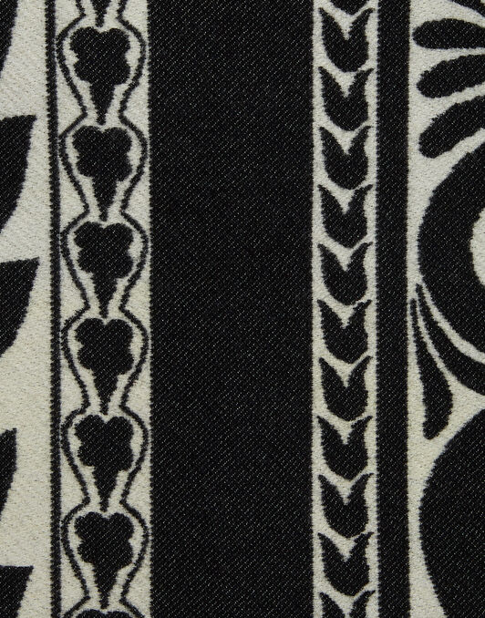 Poncho La DoubleJ: Mix Tiles Black Poncho La DoubleJ: Mix Tiles Black SCA0048WOL015
