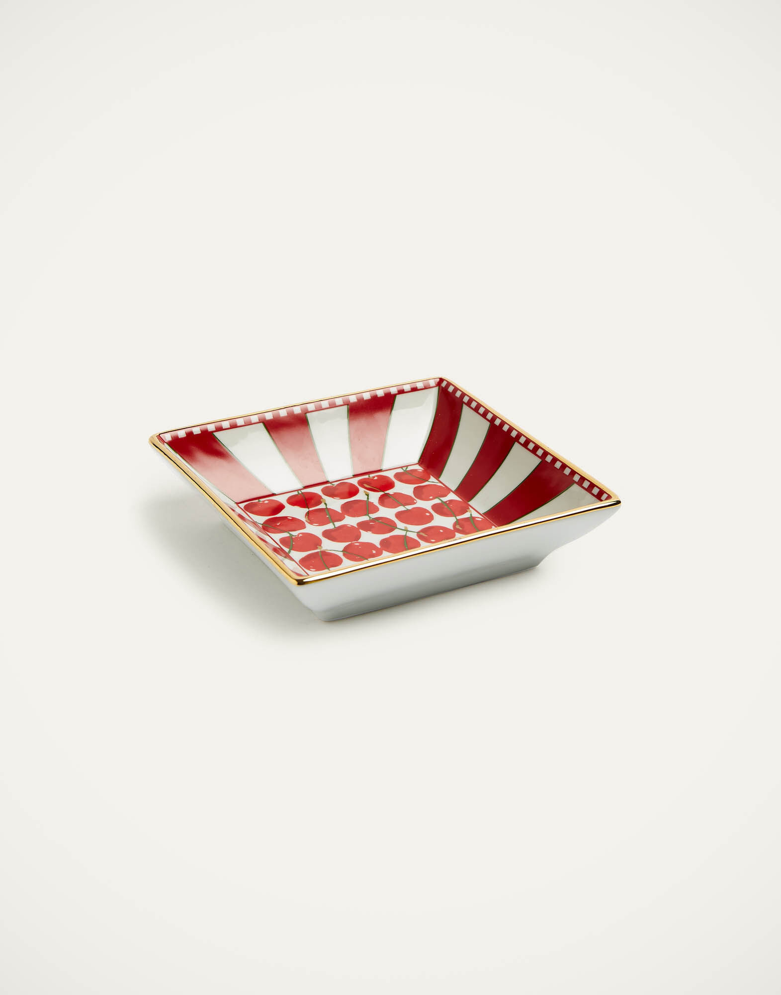 Trinket Tray (15X15) La DoubleJ: Cherries Avorio Trinket Tray (15X15) La DoubleJ: Cherries Avorio DIS0056CER001