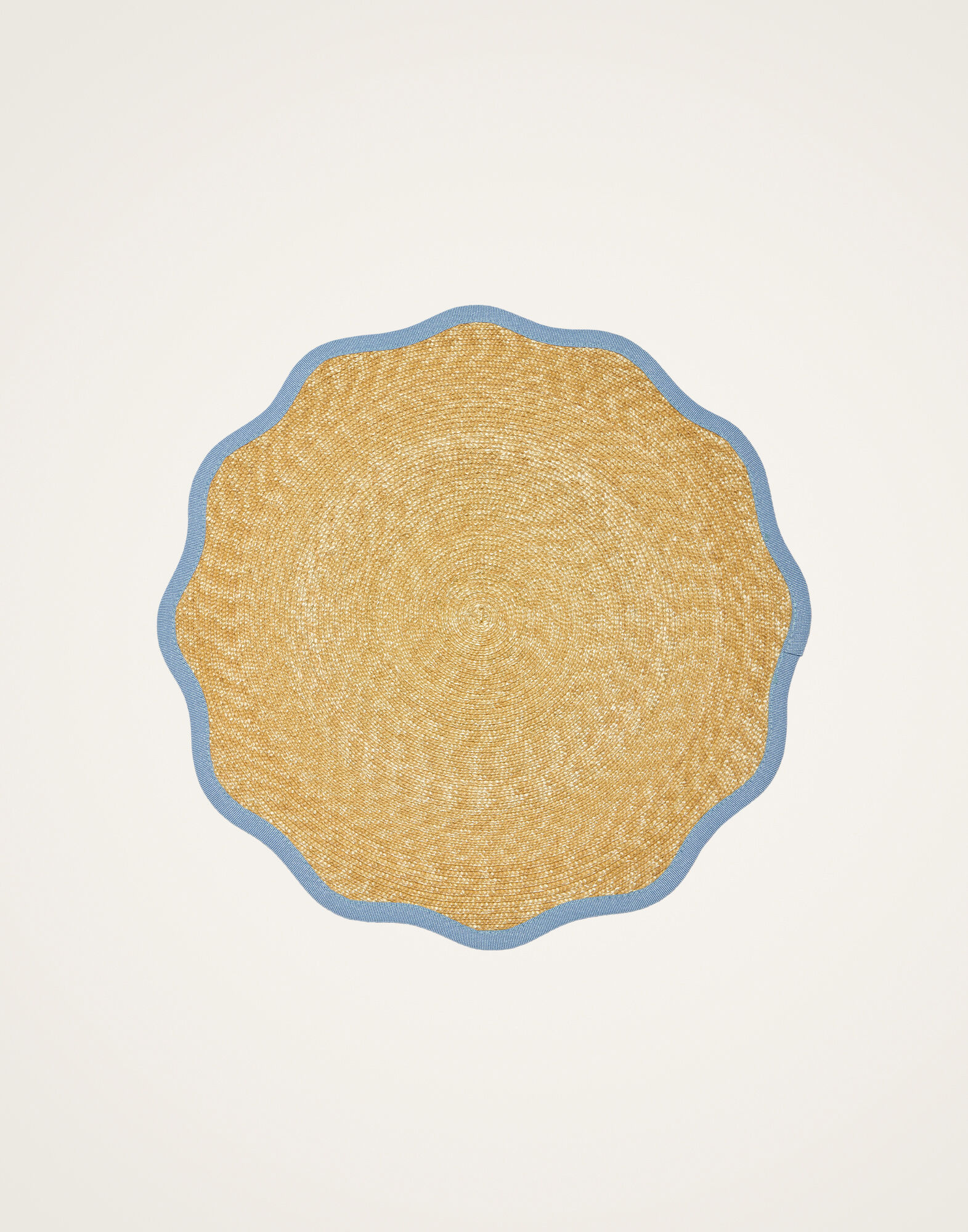Straw Cloud Placemats Set Of 2 La DoubleJ: Solid Light Blue Straw Cloud Placemats Set Of 2 La DoubleJ: Solid Light Blue PMT0031STR001