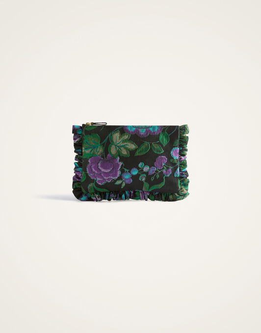 Hand Pochette La DoubleJ: Botanical Black BAG0059JCQ144