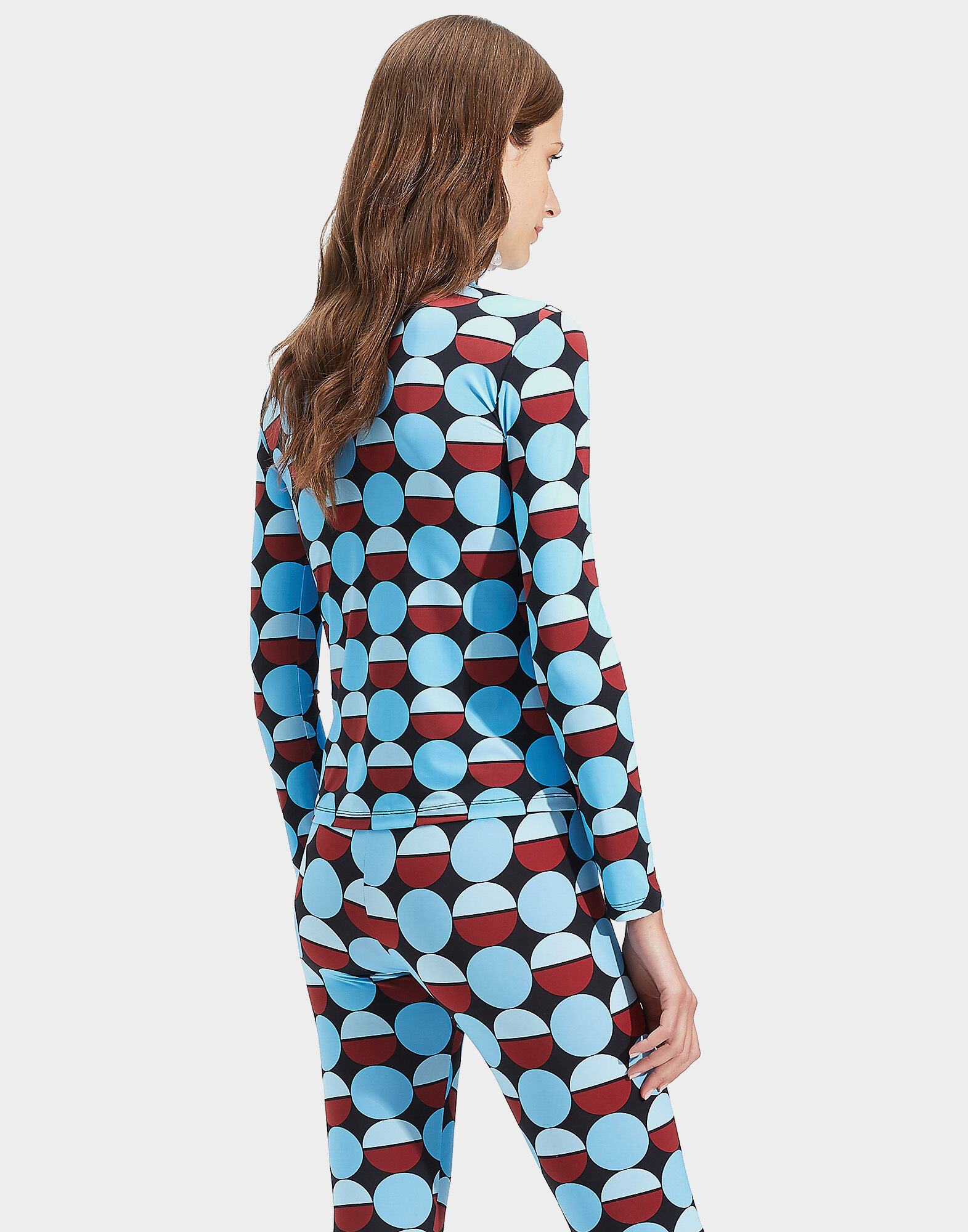 Turtleneck La DoubleJ: Sfere Azzurro Turtleneck La DoubleJ: Sfere Azzurro SHI0030JER005