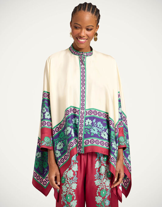 Foulard Shirt La DoubleJ: Regalia Placée Red Foulard Shirt La DoubleJ: Regalia Placée Red SHI0167LAC008