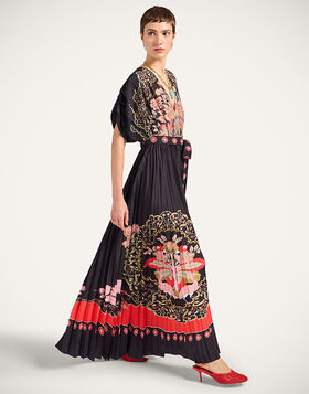 Accordion Dress La DoubleJ: Cornucopia Placée Black DRE0991CHF007