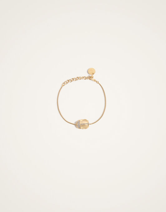 Khepri Bracelet La DoubleJ: 24K Gold Plate & Rhinestone Khepri Bracelet La DoubleJ: 24K Gold Plate & Rhinestone BAC0017BRA009