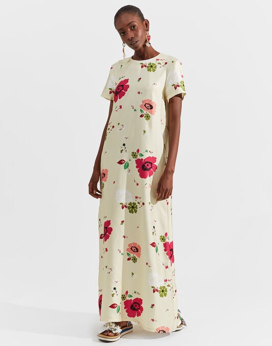 Swing Dress La DoubleJ: Giardino Swing Dress LaDoubleJ: Giardino DRE0001SIL001