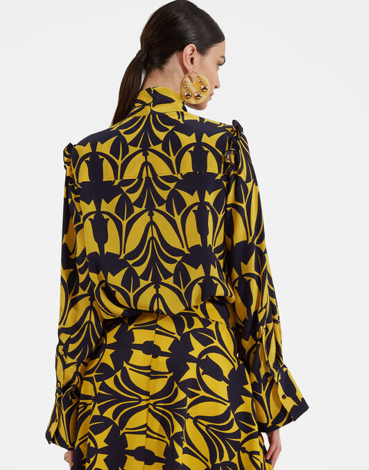 Ascot Shirt La DoubleJ: Papyrus Gold Ascot Shirt La DoubleJ: Papyrus Gold SHI0080CRE001
