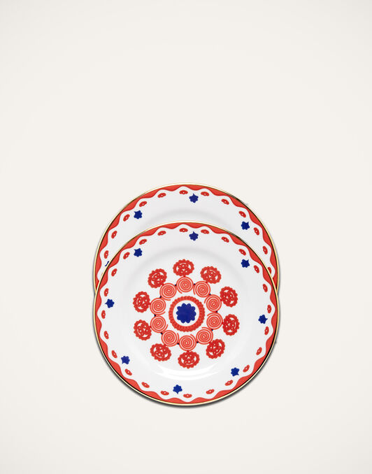 Dessert Plate Set of 2 La DoubleJ: Miki Dessert Plate Set of 2 La DoubleJ: Miki DIS0036CER001