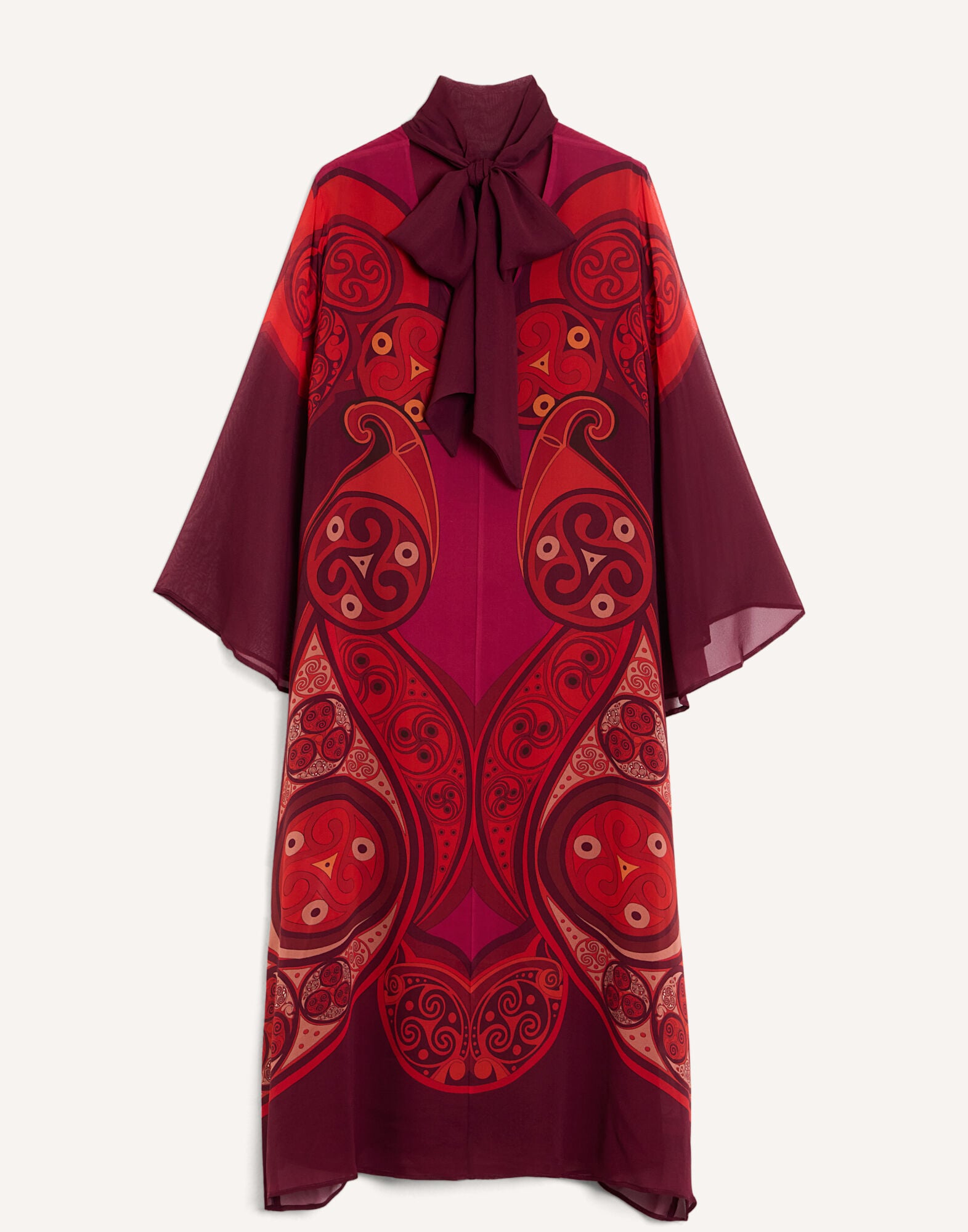 Midi Magnifico Dress La DoubleJ: Alchemy Placée Dark Red Midi Magnifico Dress La DoubleJ: Alchemy Placée Dark Red DRE0788SIL028