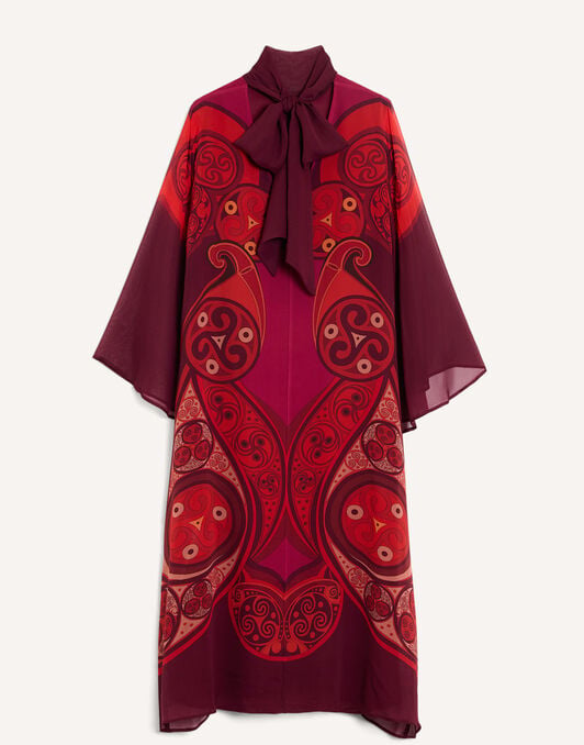 Midi Magnifico Dress La DoubleJ: Alchemy Placée Dark Red Midi Magnifico Dress La DoubleJ: Alchemy Placée Dark Red DRE0788SIL028
