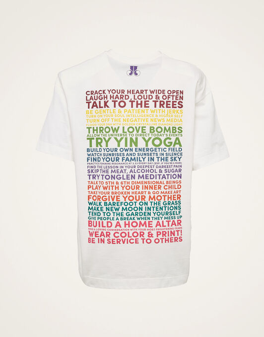House T-Shirt La DoubleJ: Off White House T-Shirt La DoubleJ: Off White TSH0020JER032