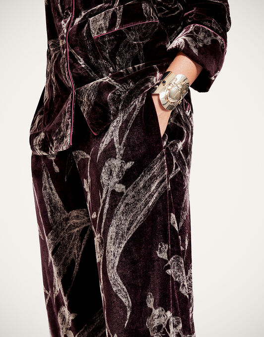 Pajama Pants La DoubleJ: Bamboo Burgundy Pajama Pants La DoubleJ: Bamboo Burgundy TRO0116DEV004