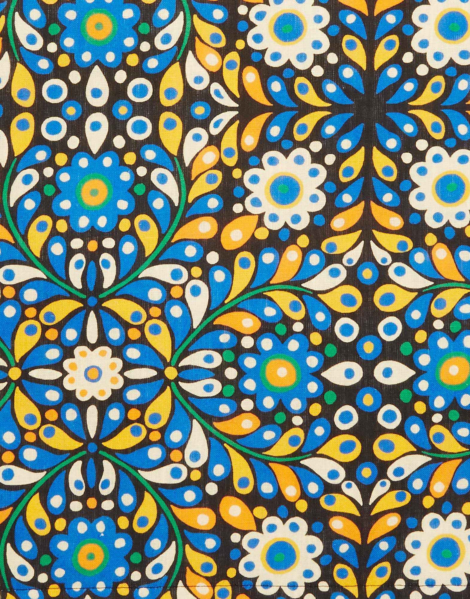 Placemat Set Of 2 La DoubleJ: Confetti Blu Placemat Set Of 2 La DoubleJ: Confetti Blu TBM0001LIN005