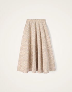 Ballerina Skirt La DoubleJ: Waves Ecru Ballerina Skirt La DoubleJ: Waves Ecru SKI0189JCQ160