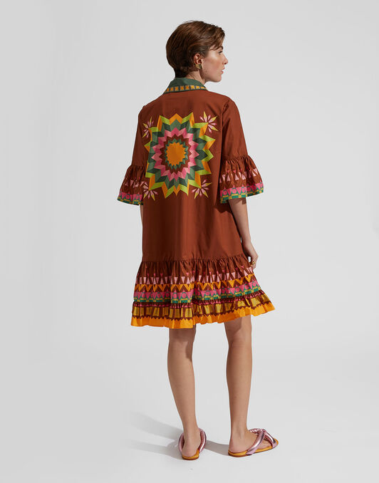 Choux Dress La DoubleJ: Sunset Verde Placée Choux Dress La DoubleJ: Sunset Verde Placée DRE0205COT015