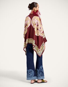 The Cropped Flare Jean La DoubleJ: Kells Placée Indigo TRO0202DEN015