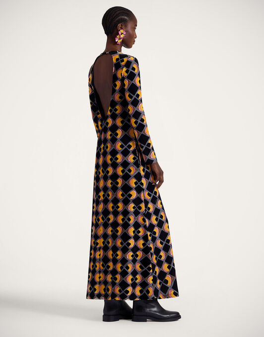 Swank Dress La DoubleJ: Half-Light Black DRE0206VEL006
