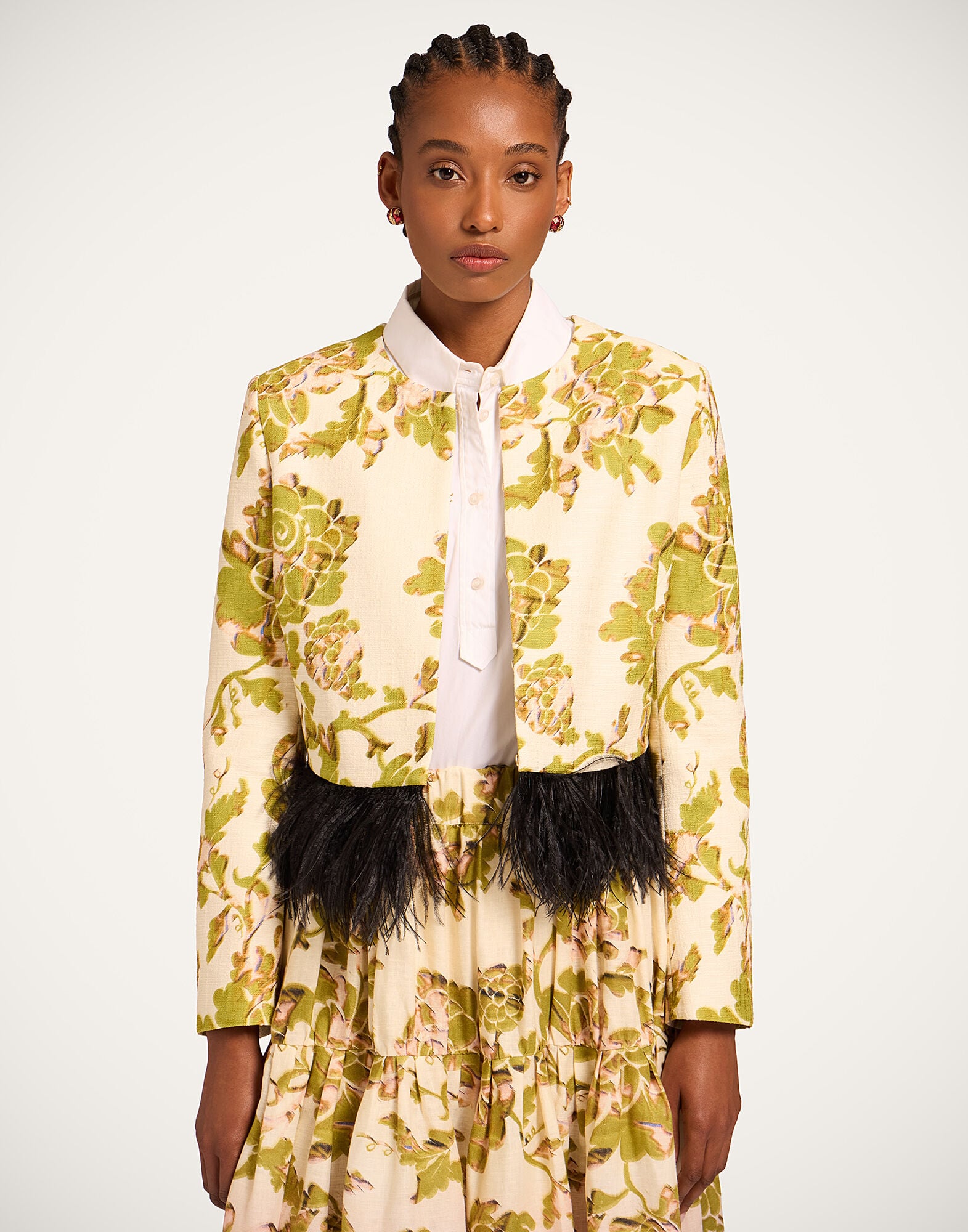 Bijoux Jacket La DoubleJ: Oasis Green JAC0196COT005