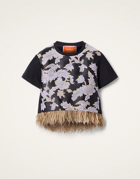 La Scala Tee La DoubleJ: Lark Black TSH0041JCQ099