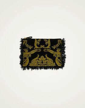 Party Pochette La DoubleJ: Cherubs Black BAG0069JCQ085