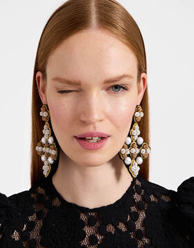 Ella Earrings La DoubleJ: Solid Gold EAR0042EMB059