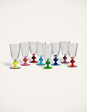 Perfetto Glasses Set of 8 La DoubleJ: Mixed GLA0024MUR001