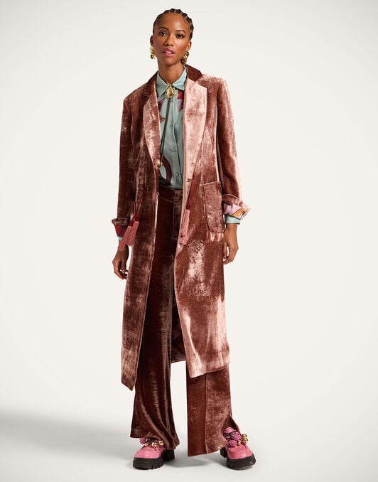 Duster Coat La DoubleJ: Solid Dusty Pink JAC0203SAB001