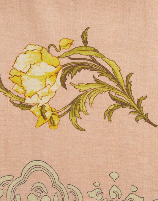 Large Tablecloth La DoubleJ: Nymph Bloom Placée Blush TBC0018LIN008