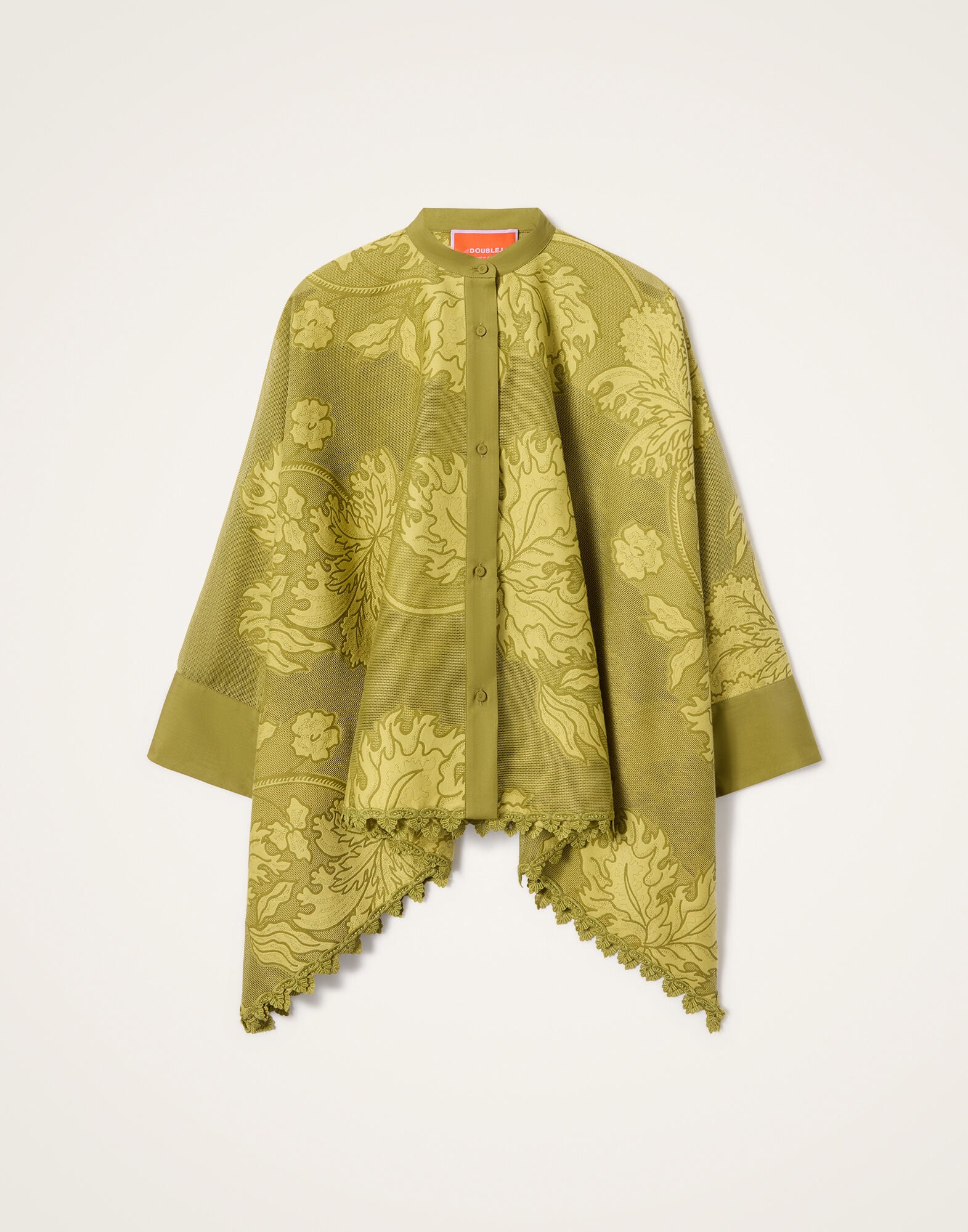 Foulard Shirt La DoubleJ: Solid Green SHI0167LAC008