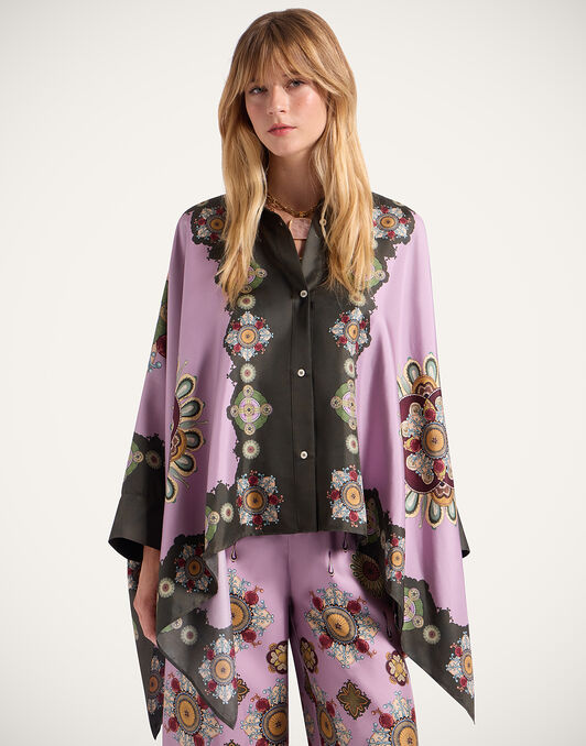 Foulard Shirt La DoubleJ: Nucleus Placée Dusty Pink Foulard Shirt La DoubleJ: Nucleus Placée Dusty Pink SHI0059SIL001
