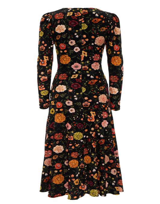 Vaudeville Dress La DoubleJ: Botticelli Black DRE0772VEL006