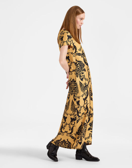 Swing Dress La DoubleJ: Cherubs Gold DRE0001SIL001