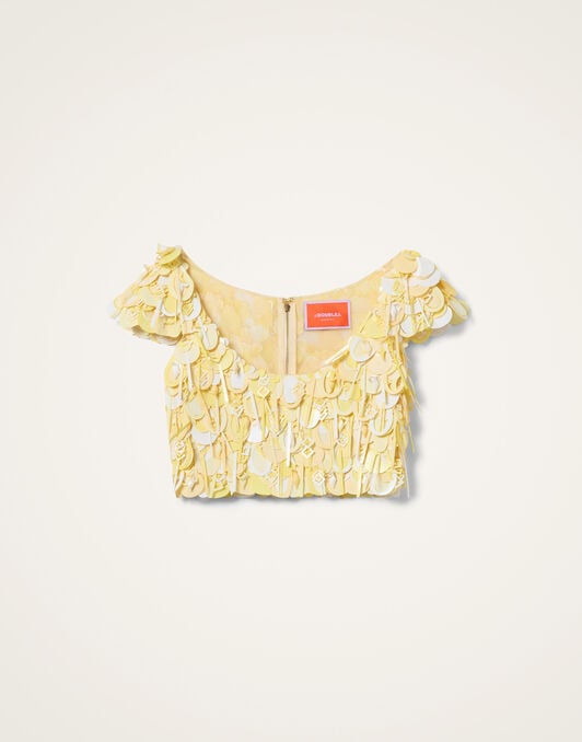Decò Top La DoubleJ: Solid Yellow Decò Top La DoubleJ: Solid Yellow TOP0209PAI019