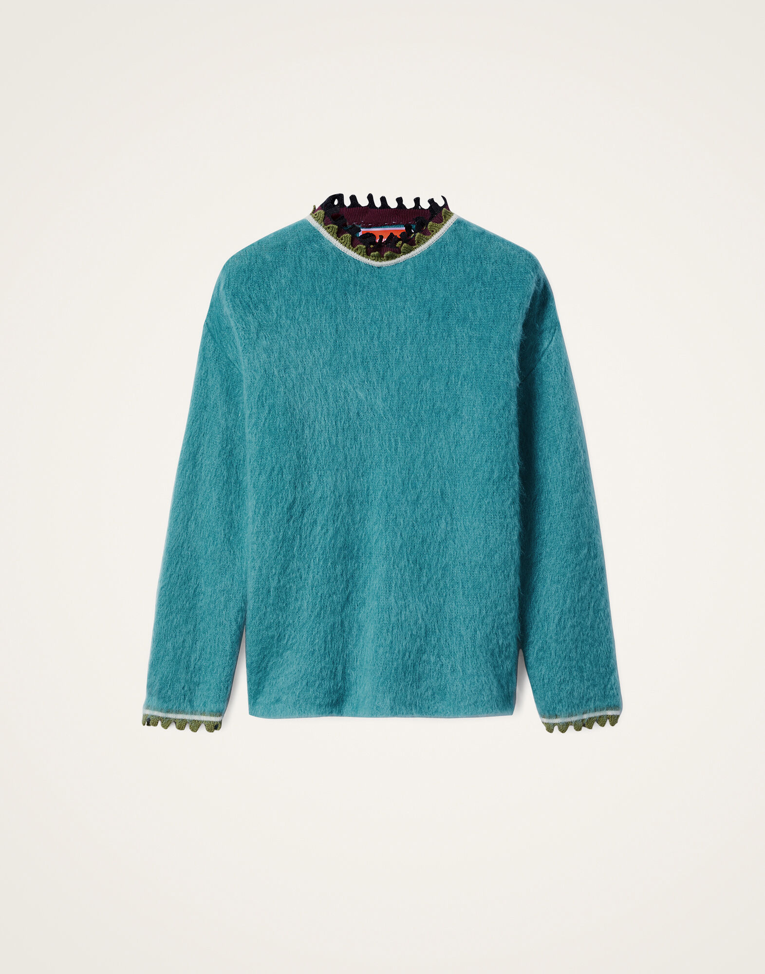 Camden Jumper La DoubleJ: Solid Turquoise PUL0165KNI170