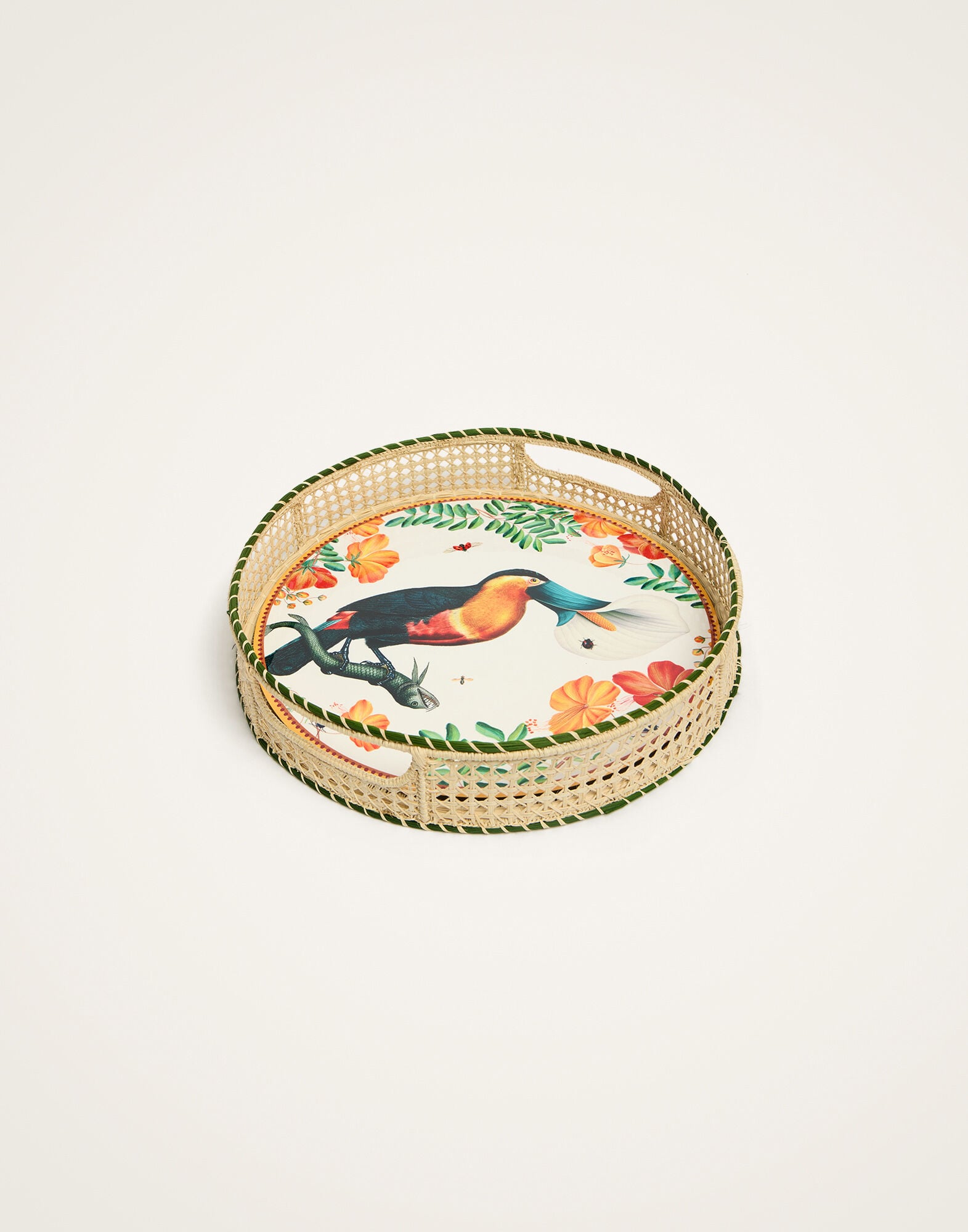 Disk Placemat La DoubleJ: Floroucan Ivory PMT0016CRK001